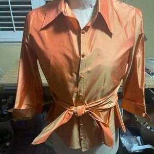 100% silk blouse.
